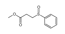(+/-)-Methyl 3-(Phenylsulfinyl)propanoate结构式