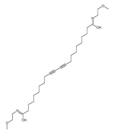 N,N'-bis(2-methoxyethyl)docosa-10,12-diynediamide Structure