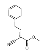 methyl 2-cyano-4-phenylbut-2-enoate结构式
