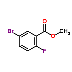 5-溴-2-氟苯甲酸甲酯结构式