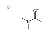 1-chloroethylidene(dimethyl)azanium,chloride结构式