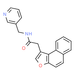 Naphtho[2,1-b]furan-1-acetamide, N-(3-pyridinylmethyl)- (9CI)结构式