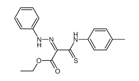 C-Phenylhydrazono-C--essigsaeure-aethylester Structure