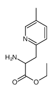 2-Pyridinepropanoicacid,alpha-amino-5-methyl-,ethylester(9CI) Structure