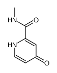 2-Pyridinecarboxamide, 4-hydroxy-N-methyl- (9CI) Structure