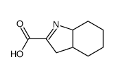 3H-Indole-2-carboxylicacid,3a,4,5,6,7,7a-hexahydro-,(3aS,7aS)-(9CI)结构式