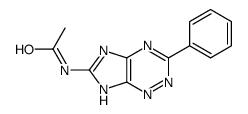 N-(3-phenyl-7H-imidazo[4,5-e][1,2,4]triazin-6-yl)acetamide Structure