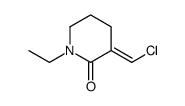 3-(chloromethylidene)-1-ethylpiperidin-2-one Structure