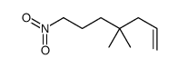 4,4-dimethyl-7-nitrohept-1-ene Structure