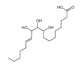 9,10,11-trihydroxyoctadec-12-enoic acid结构式