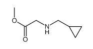 ETHYL 2-(CYCLOPROPYLMETHYLAMINO)ACETATE Structure