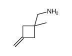 (1-methyl-3-methylidenecyclobutyl)methanamine Structure