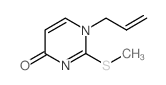 4(1H)-Pyrimidinone, 2-(methylthio)-1-(2-propen-1-yl)- picture