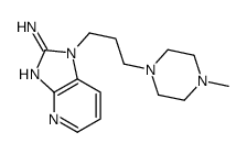 1-[3-(4-methylpiperazin-1-yl)propyl]imidazo[4,5-b]pyridin-2-amine结构式