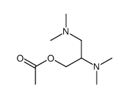 Acetic acid 2,3-bis-dimethylamino-propyl ester结构式