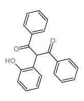 1,3-Propanedione,2-(2-hydroxyphenyl)-1,3-diphenyl-结构式