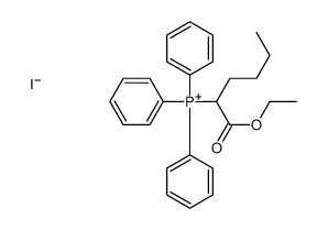 (1-ethoxy-1-oxohexan-2-yl)-triphenylphosphanium,iodide Structure