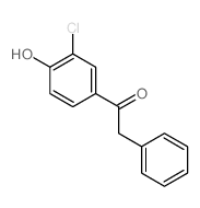 Ethanone,1-(3-chloro-4-hydroxyphenyl)-2-phenyl- structure