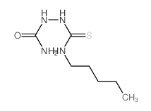 Hydrazinecarboxamide, 2-[(pentylamino)thioxomethyl]-结构式