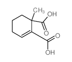 6-methylcyclohexene-1,6-dicarboxylic acid结构式