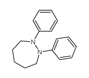 1H-1,2-Diazepine, hexahydro-1,2-diphenyl- Structure