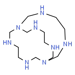 3,10-(2,5-Diazahexane-1,6-diyl)-1,3,5,8,10,12-hexaazacyclotetradecane结构式