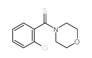 Methanethione,(2-chlorophenyl)-4-morpholinyl- structure