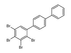 1,2,3,4-tetrabromo-5-(4-phenylphenyl)benzene Structure