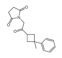 1-[2-(3-methyl-3-phenylcyclobutyl)-2-oxoethyl]pyrrolidine-2,5-dione Structure