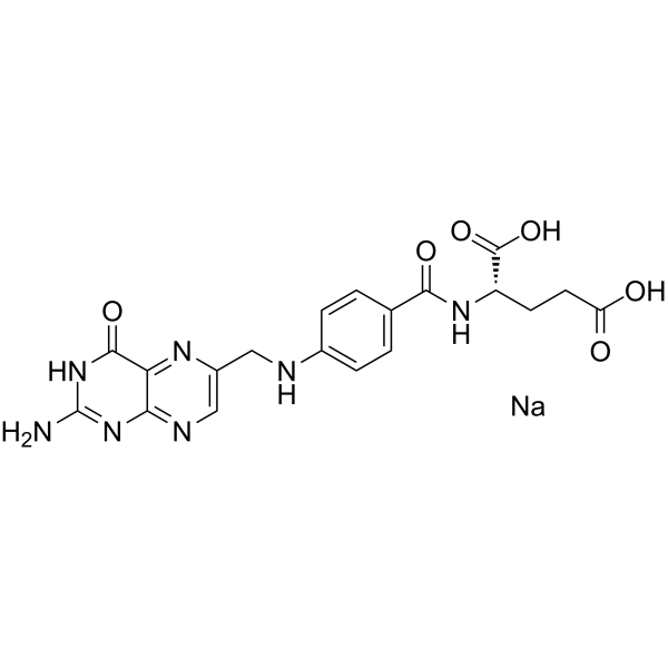 sodium folate Structure