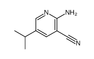 3-Pyridinecarbonitrile,2-amino-5-(1-methylethyl)-(9CI) structure