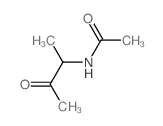N-(1-甲基-2-氧代丙基)乙酰胺结构式