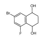 7-bromo-5-fluoro-1,2,3,4-tetrahydronaphthalene-1,4-diol Structure