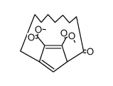 12,13-diacetoxy-bicyclo(9.2.1)tetradeca-11(14),12-dien-2-one结构式