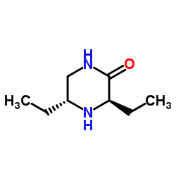 Piperazinone, 3,5-diethyl-, (3R,5R)- (9CI) picture