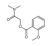 [2-(dimethylamino)-2-oxoethyl] 2-methoxybenzoate Structure