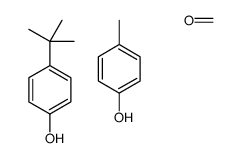 4-(1,1-Dimethylethyl)phenol, formaldehyde, 4-methylphenol polymer结构式