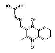 (1-hydroxy-3-methyl-4-oxidoquinoxalin-4-ium-2-ylidene)methyliminourea结构式