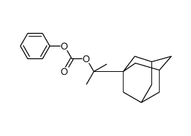 2-(1-金刚烷)-2-丙基碳酸苯酯结构式