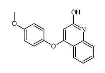 4-(4-Methoxyphenoxy)-2(1H)-quinolinone结构式