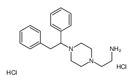 2-[4-(1,2-diphenylethyl)piperazin-1-yl]ethanamine,dihydrochloride结构式