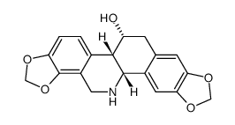 (-)-11R,13S,14R-norchelidonine Structure