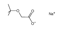 sodium tert-butoxyacetate结构式