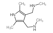 1H-Pyrrole-3,4-dimethanamine,N3,N4,2,5-tetramethyl- Structure