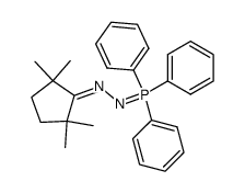 2,2,5,5-tetramethylcyclopentanone (triphenylphosphoranylidene)hydrazone Structure