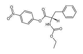 N-(Ethyloxycarbonyl)-L-Phe-p-nitrophenyl ester结构式