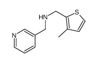 1-(3-Methyl-2-thienyl)-N-(3-pyridinylmethyl)methanamine Structure