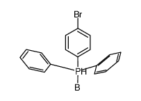 1,4-BrC6H4PPh2BH3结构式