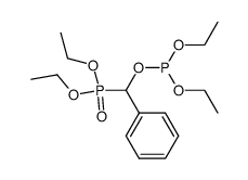 α-(diethoxyphosphinyl)benzyl diethyl phosphite Structure