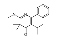 2-(dimethylamino)-3,3-dimethyl-6-phenyl-5-propan-2-ylpyridin-4-one Structure